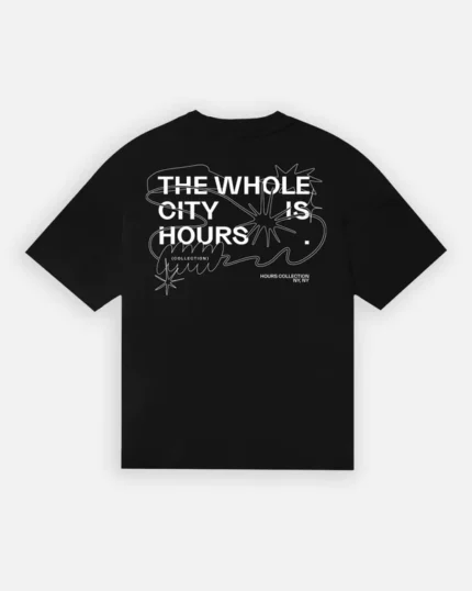 City is Hours T-Shirt – Black