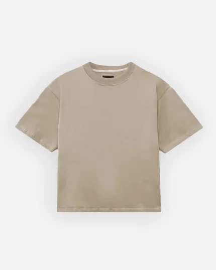 Cropped T-Shirt – Sand