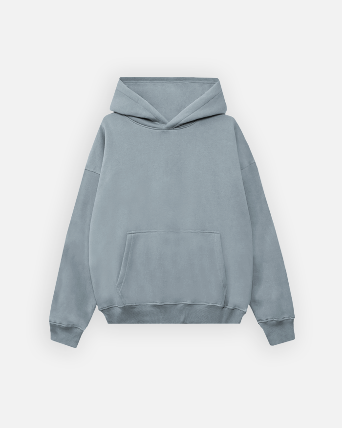 Drop Shoulder Hoodie – Slate