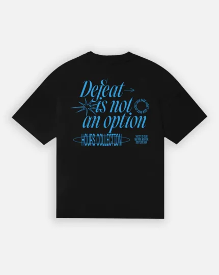 Defeat Is Not An Option T-Shirt – Black