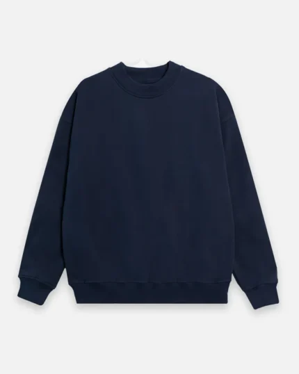 Drop Shoulder Crewneck – Navy