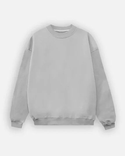 Drop Shoulder Crewneck – Stone