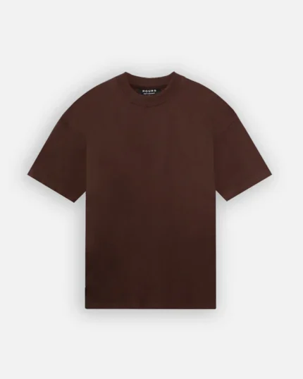 Drop Shoulder T-Shirt – Brown