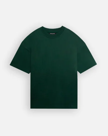 Drop Shoulder T-Shirt – Forest Green