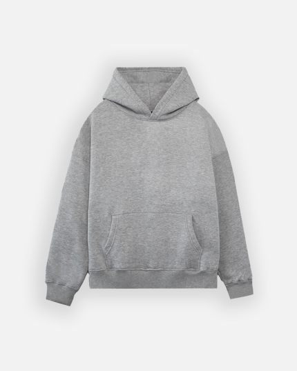 Drop Shoulder Hoodie – Grey